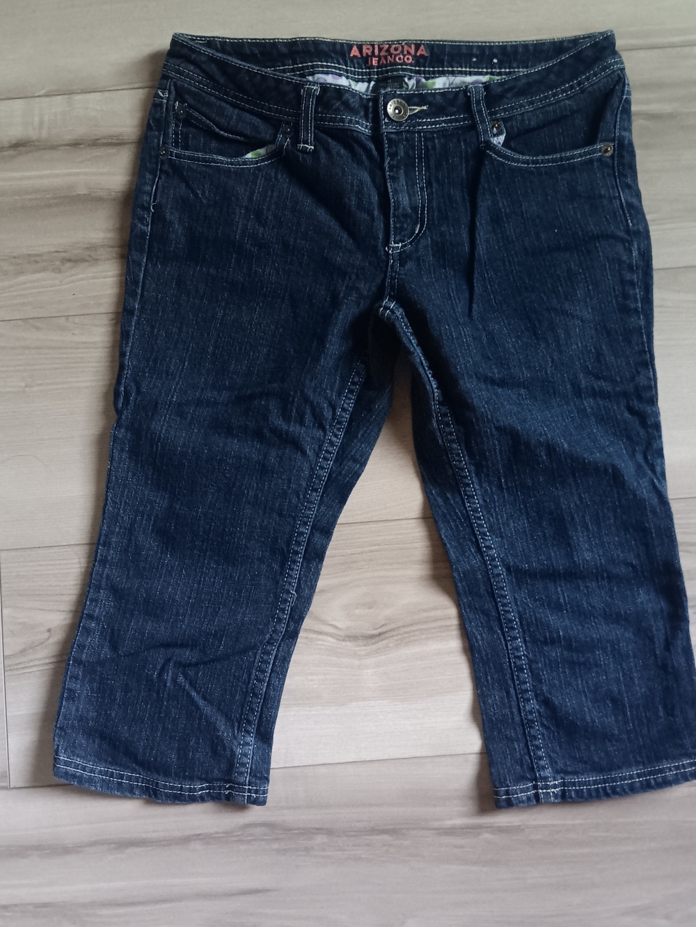 Arizona Jean Company Dark Indigo Crop Jeans